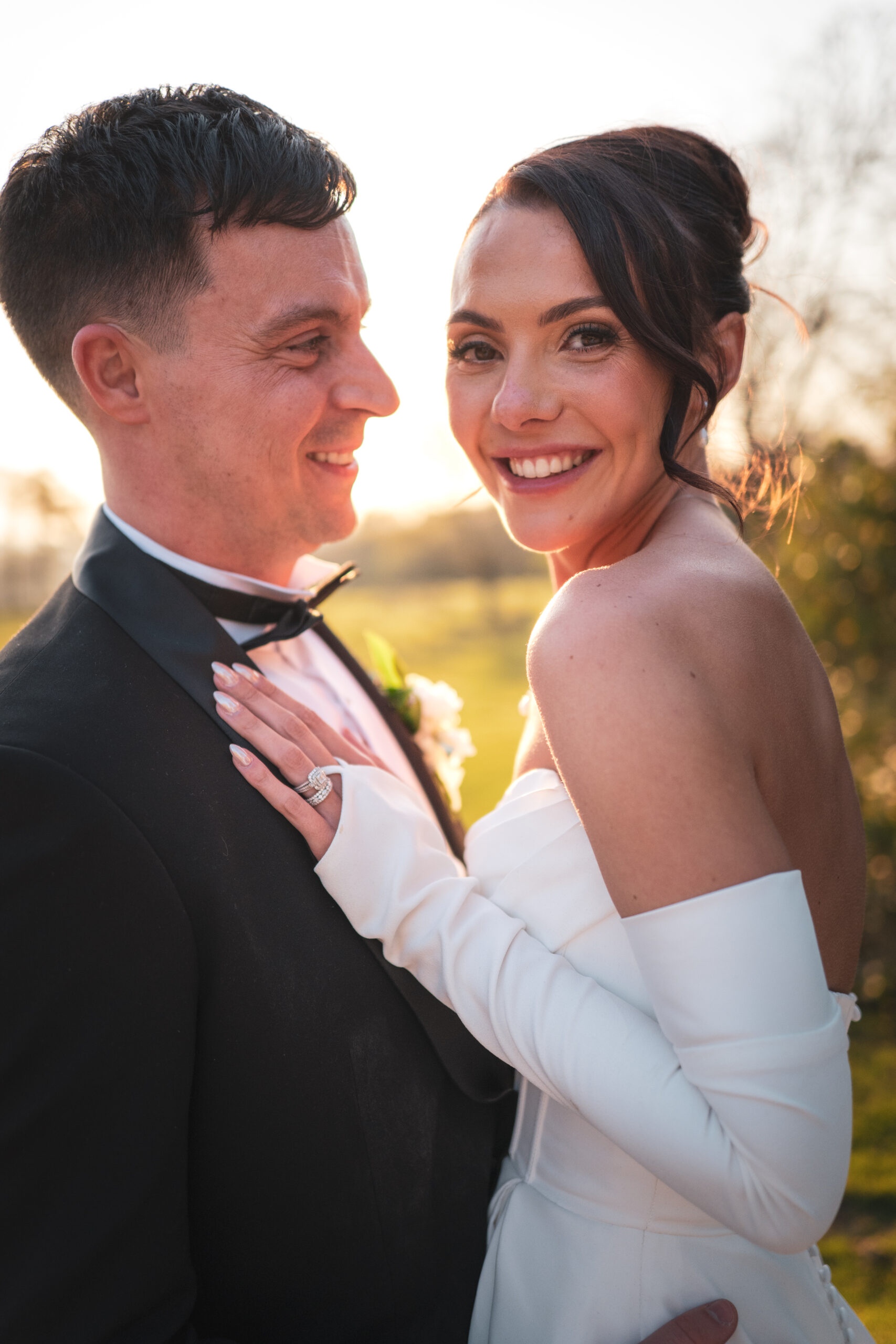 Sunset portraits with Rachel & Thomas.