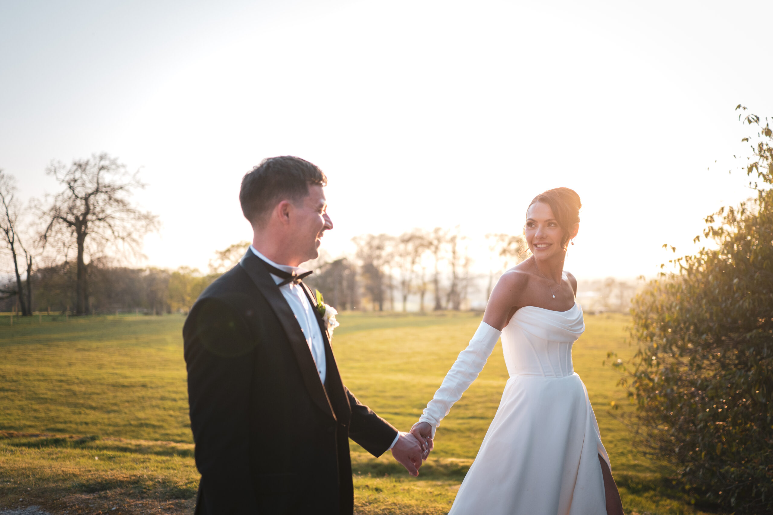Sunset portraits with Rachel & Thomas.